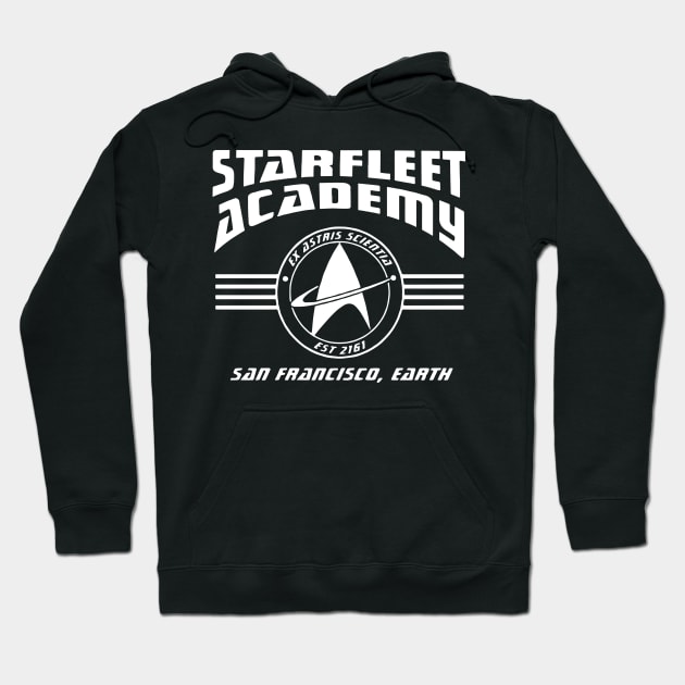 Starfleet Academy Star Trek Trekkie Geek Fun Cool Quality computer Hoodie by erbedingsanchez